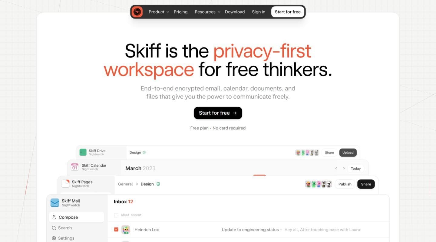 Skiff on Minimal Gallery