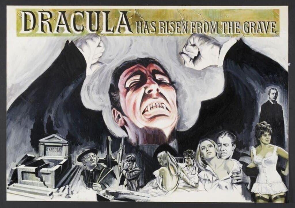 Dracula Has Risen From the Grave poster design (1968)