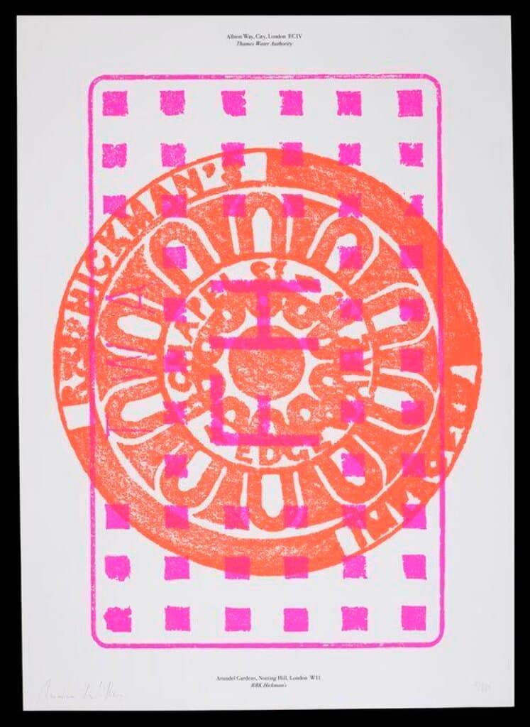 'Albion Way/Arundel Gardens' poster from the exhibition, <i>Overlooked</i>, 2016 (2016)