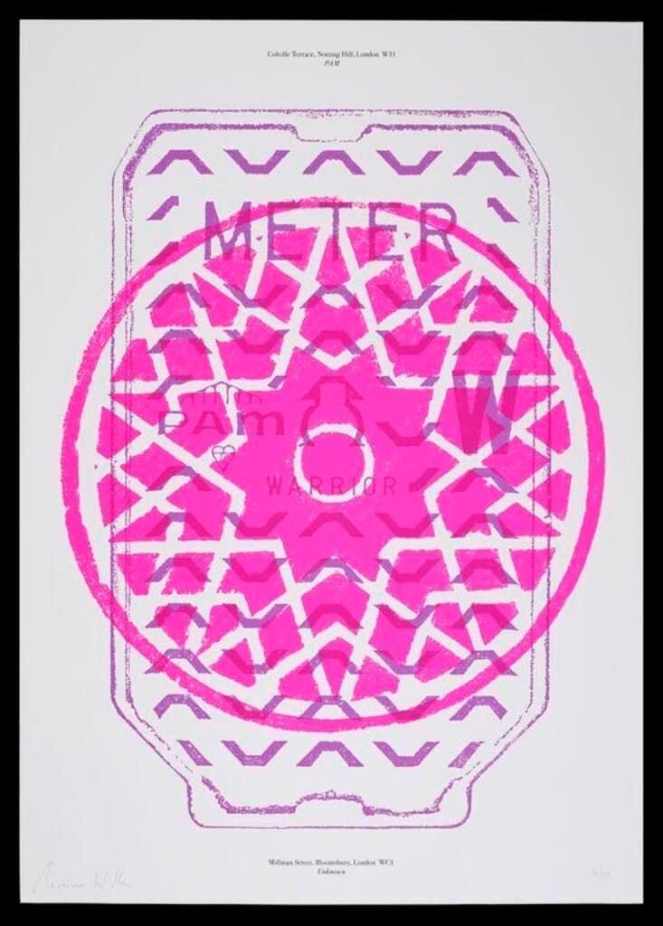 'Colville Terrace/Millman Street' poster from the exhibition, <i>Overlooked</i>, 2016 (2016)