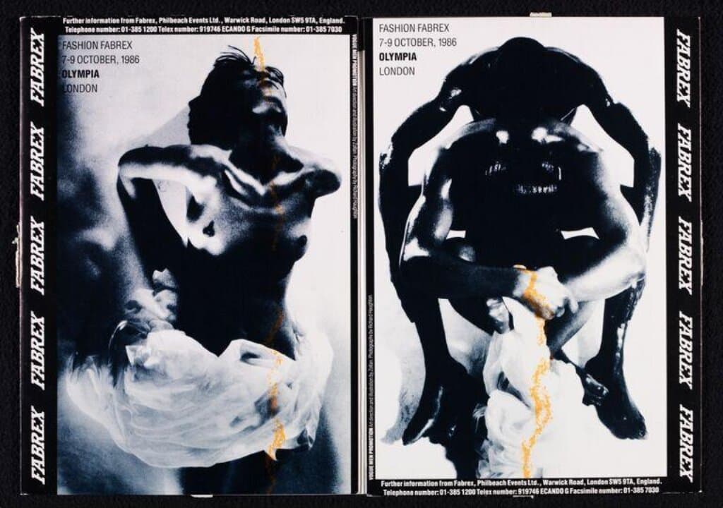 Fabrex. Fashion invitation card