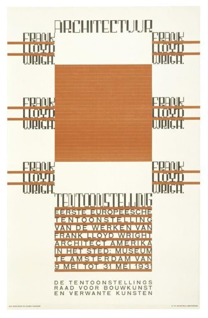 Frank Lloyd Wright Architectuur Tentoonstelling (1931)